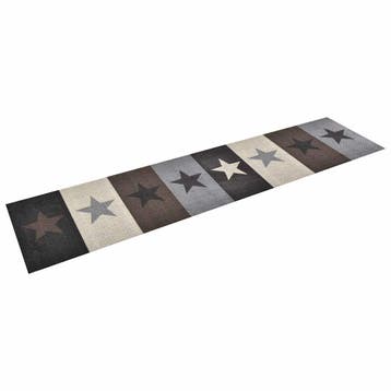 vidaXL Keukenmat wasbaar Stars 60x300 cm, Verzenden, Nieuw