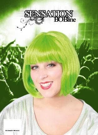 Bobline pruik groen, Kleding | Heren, Carnavalskleding en Feestkleding, Verzenden