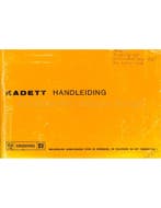 1976 OPEL KADETT INSTRUCTIEBOEKJE NEDERLANDS