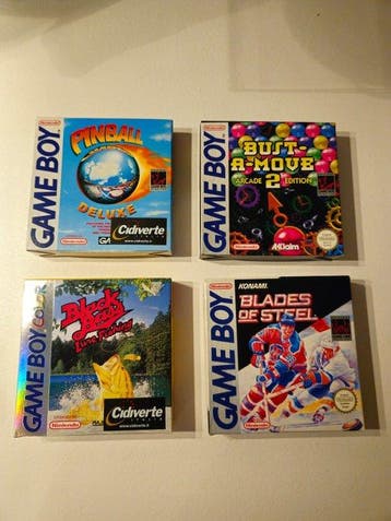 Nintendo - Gameboy Classic - Lotto di 4 Videogiochi Vintage, Nieuw