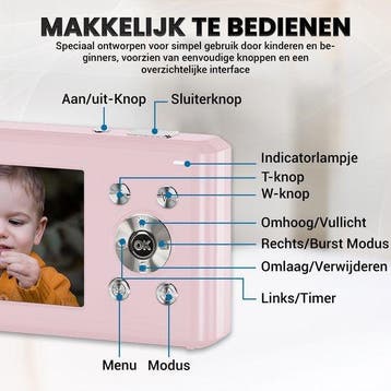 2dekans | K&L Digitale Camera - Fototoestel - Fotocamera -, Ophalen of Verzenden, Zo goed als nieuw