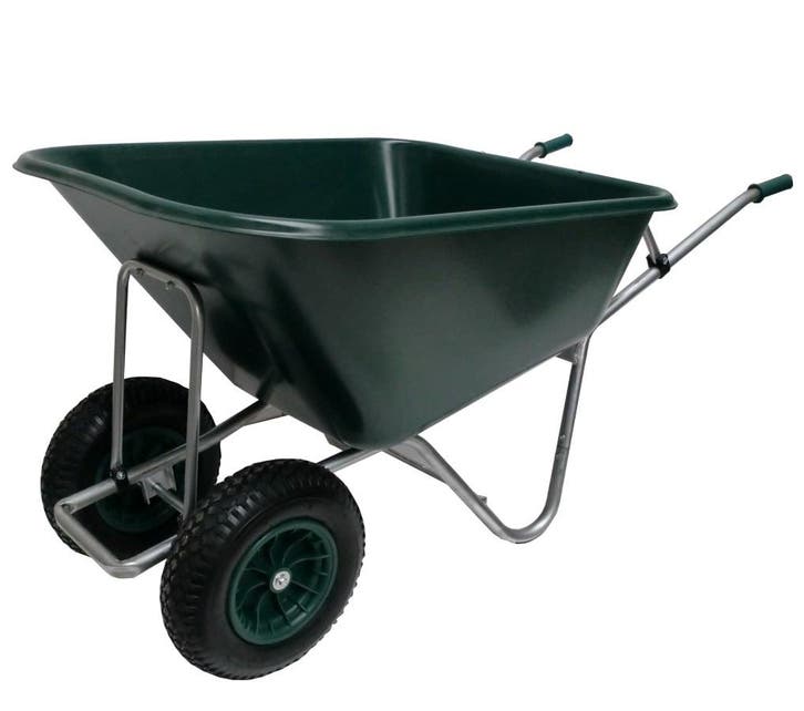 Volumekruiwagen 250 liter dubbel wiel, Zakelijke goederen, Agrarisch | Werktuigen, Ophalen of Verzenden