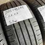 2 x Continental EcoContact 5 205-45-16 Zomerbanden 5,5mm, Auto-onderdelen, Banden en Velgen, Gebruikt, 16 inch, Band(en), Personenwagen