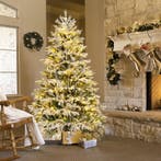 2dekans | Coast Kerstboom 180 cm – Besneeuwd – Warmwitte LED, Diversen, Kerst, Ophalen of Verzenden, Zo goed als nieuw