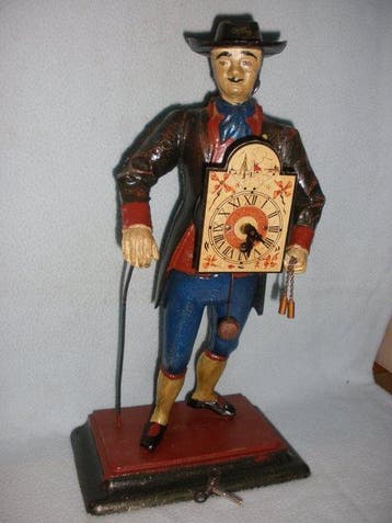 Zwarte Woud Clockman klok - Geïnspireerd door de antieke
