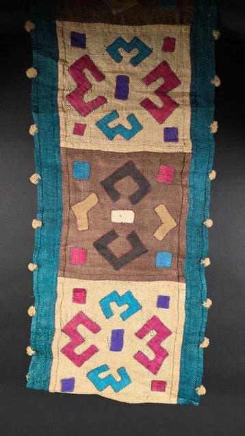 Raffia-stof - Shoowa-Kuba - DR Congo (Zonder minimumprijs), Antiek en Kunst