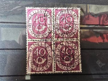 Duitsland, Bondsrepubliek 1951 - Posthoorn 50 Pfennig, Gestempeld