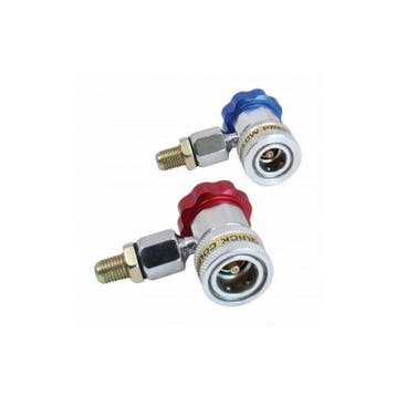 Airco Snelkoppeling - Airco Vul Connectors - Rood En Blauw -, Witgoed en Apparatuur, Airco's, Ophalen of Verzenden, Nieuw
