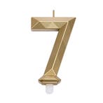 Cijferkaars Geo Goud #7, Hobby en Vrije tijd, Taarten en Cupcakes maken, Verzenden, Nieuw