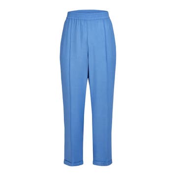 Marc Aurel • relaxte blauwe broek • 36, Kleding | Dames, Marc Aurel, Nieuw, Maat 36 (S), Verzenden