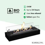 Xaralyn Bio-ethanol brander L met inbouwprofiel Zwarte, Huis en Inrichting, Haarden, Verzenden, Nieuw, Inbouwhaard, Elektrische haard