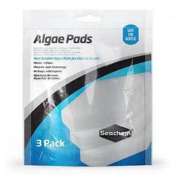 Seachem Algae Pad 25mm (3 stuks), Dieren en Toebehoren, Vissen | Aquaria en Toebehoren, Ophalen of Verzenden, Nieuw