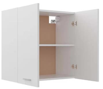 Witte Keuken Hangkast 60x31x60 cm – Wandkast met Deuren, Huis en Inrichting, Keuken | Keukenelementen, Verzenden, Nieuw