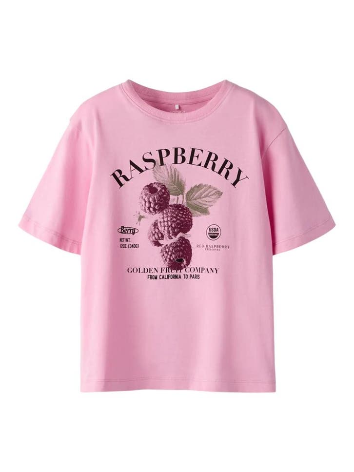 Tshirt Raspberry 116, Kinderen en Baby's, Kinderkleding | Maat 116, Meisje, Nieuw, Shirt of Longsleeve, Ophalen of Verzenden