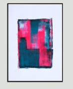 Ronald Hunter - Floorplan neon pink & blu