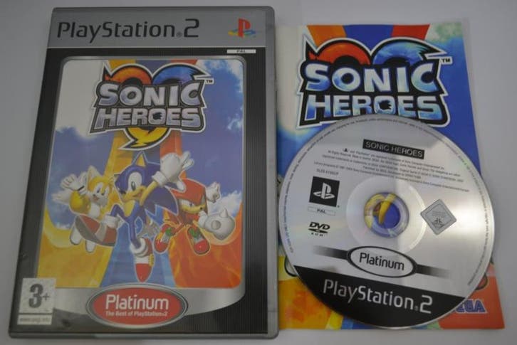 Sonic Heroes - Platinum (PS2 PAL), Spelcomputers en Games, Games | Sony PlayStation 2, Zo goed als nieuw, Verzenden