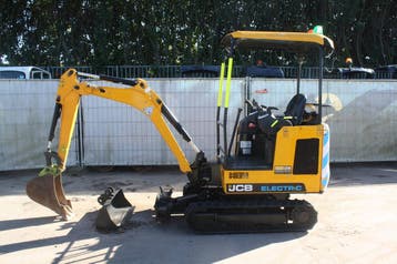 Veiling: Minigraver JCB 19C-1 E Elektrisch 2020, Zakelijke goederen, Machines en Bouw | Kranen en Graafmachines, Ophalen, Graafmachine