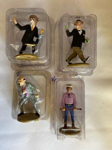 Moulinsart - Tintin - Ensemble de 4 figurines Tintin - Les, Nieuw