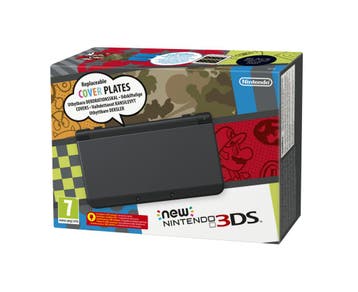 Nintendo New 3DS Console - Zwart (In doos), Verzenden, Zo goed als nieuw