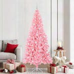 vidaXL Kerstboom met 300 LED met standaard Roze 210 cm PVC, Diversen, Kerst, Verzenden, Nieuw