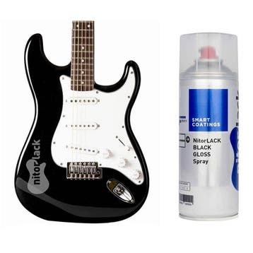 NitorLACK Nitrocellulose Lak Black Gloss 400 ml Spuitbus of, Ophalen of Verzenden, Nieuw