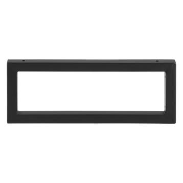 Ophangbeugel voor wastafelblad set van 2 zwart mat 50x20 cm, Verzenden, Nieuw