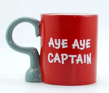 Peter Pan Captain Hook 3D Mok, Ophalen of Verzenden, Nieuw