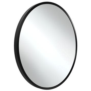 Ronde wandspiegel Fiona met aluminiumframe - 70 cm, Huis en Inrichting, Verzenden, Nieuw
