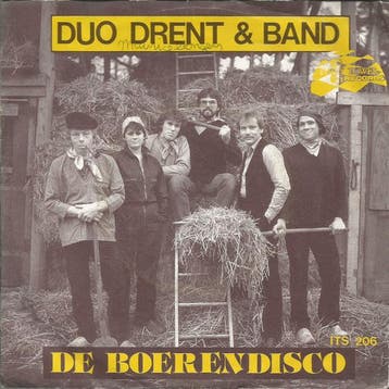 vinyl single 7 inch - Duo Drent &amp; Band - De Boerendisco, Verzenden, Zo goed als nieuw, 7 inch, Pop