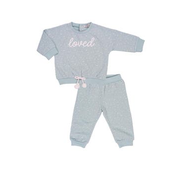 EMC baby 2pc Girls Fleece Set - 86 (12-18 maanden), Ophalen of Verzenden, Nieuw