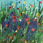 Dario Moschetta - Iris Rush – Original Acrylic Painting on