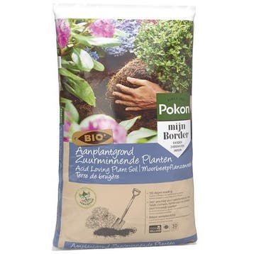 Pokon bio aanplantgrond zuurminnende planten | 30 liter, Verzenden