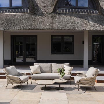 Montera stoel bank loungeset 4 delig teak rope terre 4, Tuin en Terras, Tuinsets en Loungesets, Ophalen of Verzenden, Nieuw