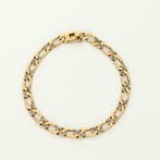 Armband - 18 karaat Geel goud - 0.12ct. tw. Diamant, Nieuw