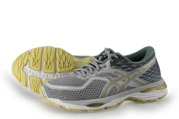 Asics Sportschoenen in maat 38 Grijs, Verzenden, Sportschoenen, Zo goed als nieuw, Grijs