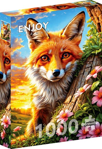 Curious Fox Puzzel (1000 stukjes) | Enjoy Puzzle - Puzzels, Verzenden, Nieuw