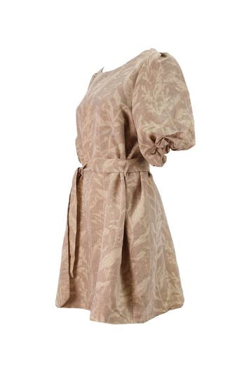 Smashed Lemon Jurk in maat 40 Beige, Smashed Lemon, Verzenden, Zo goed als nieuw, Beige