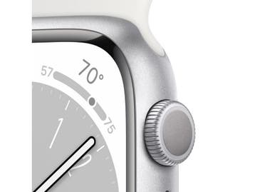 Apple Watch Series 8 - 45mm - Aluminium - Zilver - GPS, Verzenden, Zo goed als nieuw, Apple