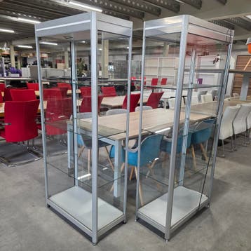 PROFESSIONELE glazen vitrinekast, Ophalen of Verzenden, Nieuw