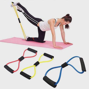 8-vormige Weerstandsband voor Krachttraining en Fitness | El, Sport en Fitness, Verzenden, Nieuw