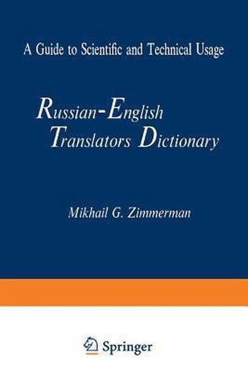 9781468471540 Russian-English Translators Dictionary, Verzenden, Nieuw, Mikhail Zimmerman