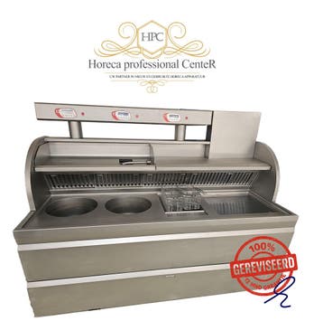 Perfecta bakwand friteuse 2x XXL R, 2 mands en bakplaat, Ophalen of Verzenden, Gebruikt