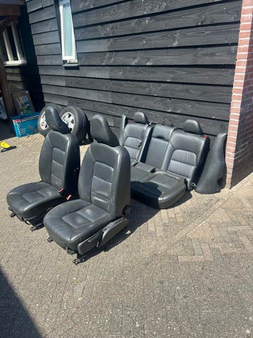Bekleding set zwart leer Volvo V70 2009-2016, Ophalen, Gebruikt, Volvo