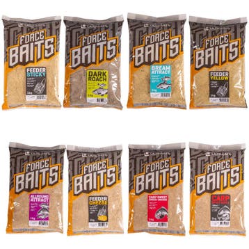 Ultimate Force Baits Groundbait Try-Out Pack (Totaal 8kg), Verzenden, Nieuw