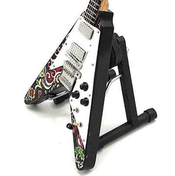 Miniatuur replica Gibson Flying V gitaar - Jimi Hendrix, Ophalen of Verzenden, Nieuw, Pop, Beeldje of Miniatuur