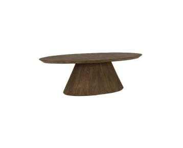 Tower Living Salontafel Premana ovaal mangohout 135x75 cm -, Ophalen of Verzenden, Nieuw