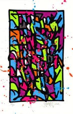 Jonone (1963) - Composition (HPM), 2018 - Rehaussée à la
