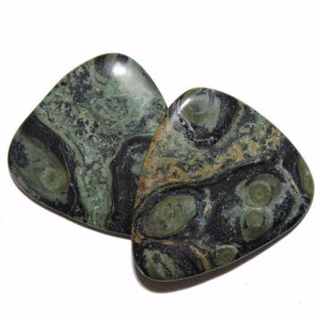Krokodil Jaspis minerale plectrum handgemaakt, Ophalen of Verzenden, Nieuw, Elektrische gitaar