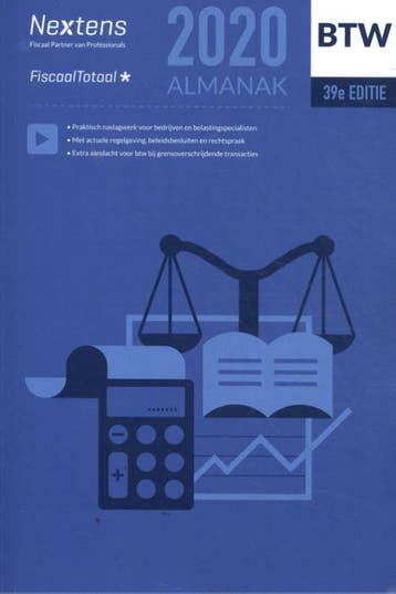 M. Ameziane N. van Duijn Nextens BTW Almanak 2020 (Boeken), Antiek en Kunst, Verzenden