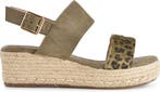 PS Poelman Dames Sandalen - Maat 37 - met Espadrille Zool -, Kleding | Dames, Schoenen, Verzenden, Nieuw